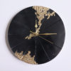 Ručne vyrobené nástenné hodiny - Black gold