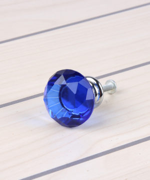 Úchyt na dvierka BLUE DIAMOND, strieborný, 30mm (2)