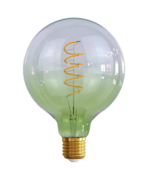 Edison Soft žiarovka GREEN-TRANSPARENT SPHERE – E27, 4W, 150lm, Stmievateľná | Daylight Italia