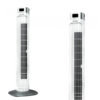 Elegantný stĺpový ventilátor V-TAC s ukazovateľom teploty a ďialkovým ovládaním, 90cm, 55W, Biela farba