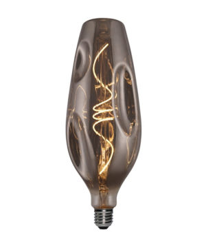 Vintage Filament žiarovka BOTTLE, dymová - 5W, E27, 150lm, Stmievateľná, Teplá biela