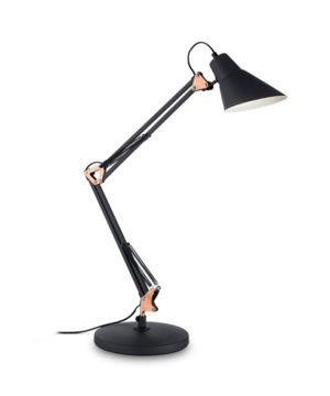 Retro stolová lampa SALLY TL1 v čiernej farbe| Ideal Lux
