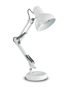 Retro stolové svietidlo KELLY TL1 v bielej farbe| Ideal Lux