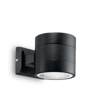 Exterierové nástenné svietidlo SNIF AP1 ROUND, čierna farba | Ideal Lux