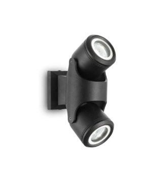 Exterierové stropné a nástenné svietidlo XENO PL2, čierna farba | Ideal Lux