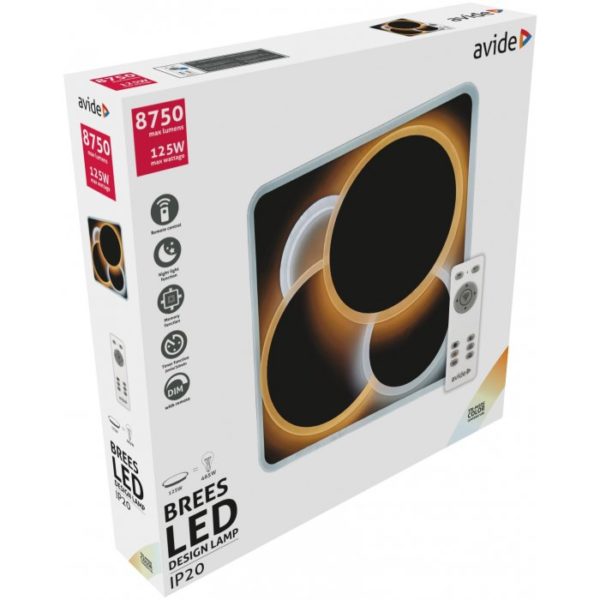 LED stropné svietidlo Design Brees, 125W, RF ovládanie, 8750lm - Image 2