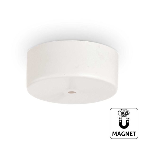 Magnetická stropná rozeta v bielej farbe | Ideal Lux