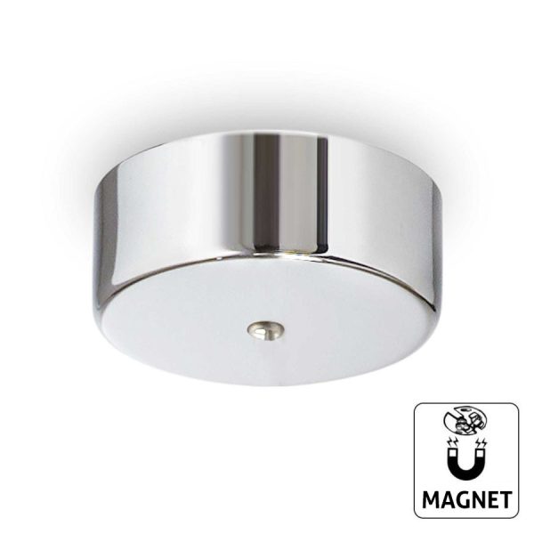 Magnetická stropná rozeta v chrómovej farbe | Ideal Lux