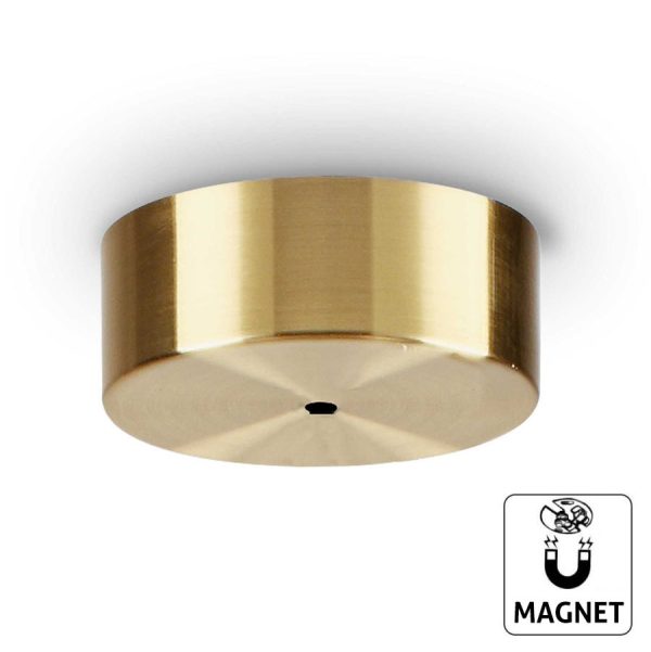 Magnetická stropná rozeta v mosádznej farbe | Ideal Lux